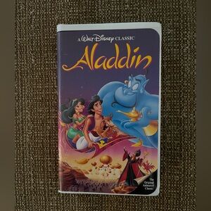 Vintage Aladdin VHS A Walt Disney Classic
Video.